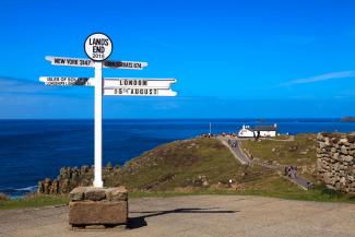 Lands End day trip out in Cornwall