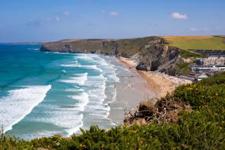 Watergate Bay near Silverbow Country Park